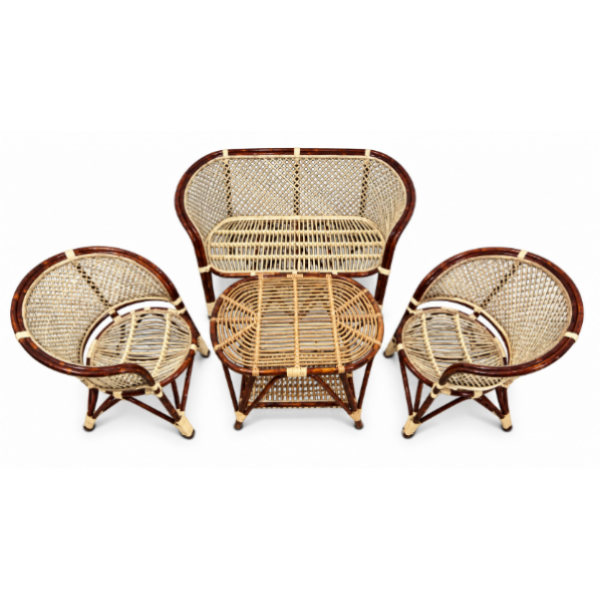 Rattan Sofa set with Ellipse Teepa